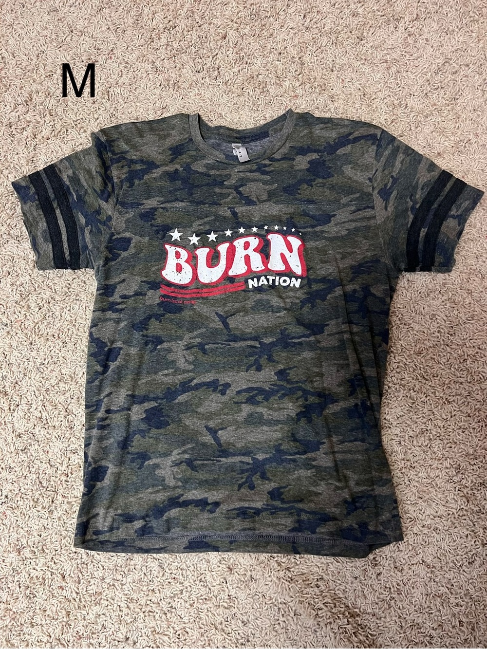 Burn Nation Camo Short Sleeve Tee - Green
